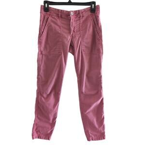 Anthropologie Pink Linen Blend The Wanderer Pants Size 25